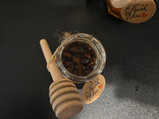 Miel con infusión de café en tarro, con tostadas de café y miel pura, GG Coffee Brew Co.